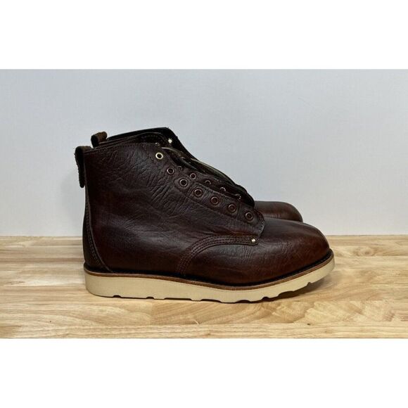 Rocawear Villa Boots Brown Made In USA Men’s Size 10.5‎ Vibram Soles 1010–14